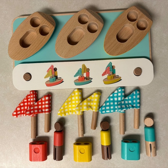 LOVEVERY Pattern Match Boats & Cards - The Analyst Play Kit Months 46, 47, 48 - Picture 3 of 5